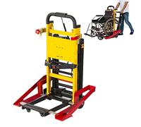 Silla De Ruedas EléCtrica Sube escaleras eléctrico plegable con carrito de carga para silla de ruedas, 120 W, para muebles y logística familiar.