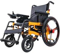 Silla de ruedas eléctrica súper resistente, plegable, batería de polímero de iones de litio, energía eléctrica o uso como silla de ruedas manual, alcance de hasta 15 millas