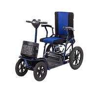 Silla de ruedas,Eléctrico - Vespa de la vejez Aleación de aluminio Eléctrico Inteligente Batería de litio plegable automática