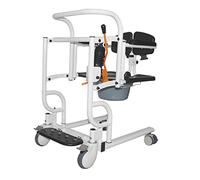 Silla de Ruedas Elevador hidráulico manual, silla de ruedas para ducha con inodoro, silla de transferencia, ayuda de elevación de pacientes para cuidadores, ancianos o adultos mayores Para Movilidad