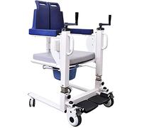 Silla de ruedas elevadora de pacientes para el hogar, silla de ruedas de transferencia, asiento dividido de 180°, fácil de transferir, cómoda de noche con silla de ducha, silla de inodoro, silla de