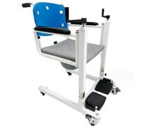 Silla de ruedas elevadora de pacientes,silla de ducha con elevador de transferencia,gruas para personas mayore,Elevador de pacientes con elevación manual,grua enfermos A