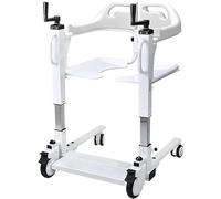 Silla de ruedas elevadora para el hogar - Silla de transferencia portátil con asiento dividido | Cómoda de cabecera para baño, silla de ruedas, inodoros, asiento de traslado para personas mayores |