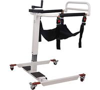 Silla de ruedas elevadora para pacientes en el hogar, ayuda portátil para elevación de traslado de pacientes con asiento dividido de 180°, cómoda junto a la cama, silla de ducha