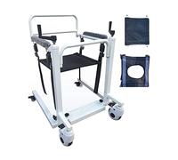 Silla de ruedas elevadora para pacientes, silla para el hogar, silla de transferencia para cabecera, asiento de inodoro, silla de ducha rodante para baño, ayuda para elevación de 330 libras