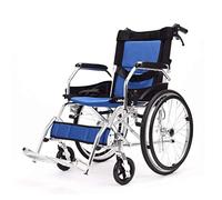 Silla de Ruedas Espesar Manual de aleación de Aluminio, Vespa portátil con Ruedas para Ancianos/discapacitados, Ligera Plegable, portátil