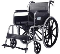 Silla de ruedas extraíble Silla de transporte ligera Sillas de ruedas autopropulsadas plegables portátiles con inodoro Silla de ruedas Silla de ruedas de transporte