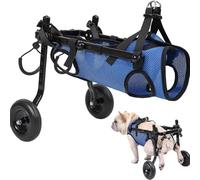 Silla de ruedas for perros pequeños con patas traseras, silla de ruedas for mascotas/perros, Carro para Perros/Silla de Ruedas Ajustable Ayuda a Los Animales con Paralizadas a Restaurar la Movilidad