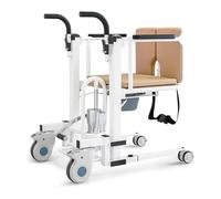 Silla De Ruedas Hidráulica Con Asiento Y Mesa Abatibles A 180°, Con Movimiento Hidráulico For Rehabilitación En Residencias De Ancianos, For Personas Mayores En Cama Y Paralizadas.