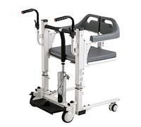 Silla de ruedas hidráulica para pacientes para el hogar, máquina multifuncional de transferencia de elevación de pacientes, elevador de enfermería ajustable, silla de inodoro con ruedas para ancianos
