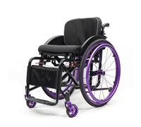 Silla De Ruedas Ligera De Aleación De Aluminio, Sillas De Ruedas Plegables De Transporte Autopropulsadas, Silla De Ruedas Ligera For Adultos, Pedal De Altura Ajustable(16.5in/42cm)
