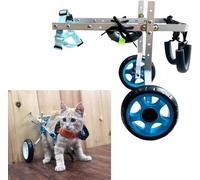 Silla de ruedas ligera for perros con ruedas y herramientas de apoyo, scooter for patas traseras de perros pequeños, medianos y grandes, ayuda a mascotas mayores con discapacidad, cochecito(L)