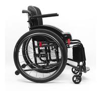 Silla De Ruedas Ligera Para Adultos, silla de ruedas plegable deportiva, silla de ruedas de aleación de aluminio,sillas de ruedas manuales autopropulsadas, Altura Regulable(Seat width 38cm/15in,A)