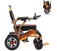 Silla de Ruedas Liviana para Todo Terreno Scooter eléctrico Silla eléctrica de Motor Dual para discapacitados de Todas Las Edades Respaldo Ajustable y ángulo del Pedal, Silla de Ruedas eléctrica ple