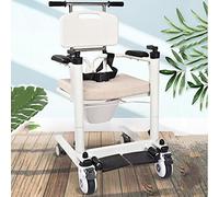 Silla de ruedas manual - Elevador esencial de transferencia de pacientes para ancianos paralizados y discapacitados - Cambio de rueda universal de 360°