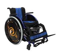 Silla de Ruedas Manual para Deportes de Ocio con Ajuste antivuelco Desmontaje rápido Plegable portátil para discapacitados/Ancianos autopropulsados
