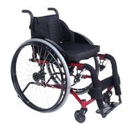 Silla de ruedas manual plegable para adultos, ligera, diseño autopropulsado para deportes, ocio y movilidad mejorada