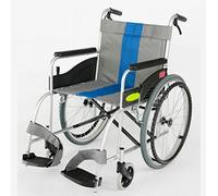 Silla de ruedas,Manual plegable para ancianos discapacitados, aeroespacial, aleación de aluminio, cochecito plegable portátil