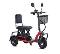 Silla De Ruedas Motorizada De 3 Ruedas Para Personas Mayores, Scooter Ligero, Scooter De Movilidad Para Adultos, Con Cargador Y Cesta, Para Personas Mayores Y Discapacitadas. Red