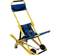 Silla de Ruedas móvil cómoda para Exteriores, máquina de Desplazamiento, portátil, de 4 Ruedas, Plegable, con Hebillas de liberación rápida, Camilla, Andador de Desplazamiento médico, Silla de escale
