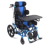 Silla de ruedas,Niño/Adulto Totalmente acostado Aleación de aluminio, Accidente cerebrovascular Hemiplejia Mediana edad y Anciano Espalda alta Cerebral incompleto