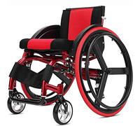 Silla de ruedas para ancianos Sport Adulto Manual Autopropulsada Ligera Plegable Aluminio Avanzada Absorción de Golpes Incomoda Ser Aplicable Niños Parálisis Cerebral