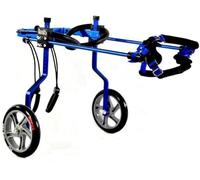 Silla de ruedas para mascotas, silla de ruedas para perros grandes, carrito para perros con patas traseras, patinete ajustable de 2 ruedas para rehabilitación de patas traseras (s)