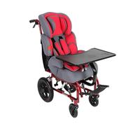 Silla de ruedas para niños, silla de ruedas reclinable completa para niños con parálisis cerebral, sillas de transporte plegables y livianas de aluminio para niños de 5 a 13 años Silla de tránsito