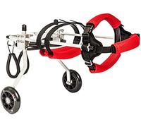 Silla de ruedas para patas traseras Silla de ruedas ajustable para mascotas Kit de carrito de silla de ruedas para perros de 2 ruedas para discapacitados Pata de perro Gatito Bomei Walker, Silla de r