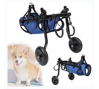 Silla De Ruedas Para Perro Andador De Silla De Ruedas Ajustable Para Mascotas, Silla Ruedas Perro Soporte De Cadera Para Mascotas, Rodillera Perro Apto Para Perros Discapacitados