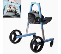 Silla de ruedas para perro para soporte de pierna delantera, ayuda de movilidad de 4 ruedas para mascotas lesionadas o paralizadas, asistente de entrenamiento de rehabilitación