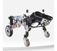Silla de ruedas para perros - Ayuda de movilidad de 4 ruedas para perros pequeños, medianos y grandes, ayuda para caminar con mascotas discapacitadas para ejercicio y rehabilitación de piernas