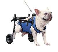 Silla de ruedas para perros, carrito auxiliar para caminar para rehabilitación de perros, ciclomotor, scooter para perros (Blues)
