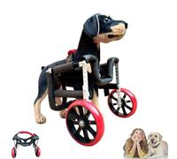 Silla de ruedas para perros con soporte frontal ajustable, ligera, ayuda a la movilidad de 4 ruedas, marco silencioso para mayor movilidad y comodidad, perfecta para asistencia de patas delanteras