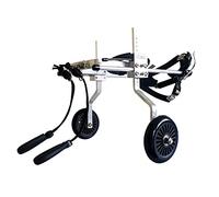 Silla de ruedas para perros grandes, silla de ruedas para perros pequeños para patas traseras, rehabilitación de patas traseras, ruedas para caminar para perros que ayudan a levantar el arnés (L)