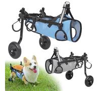Silla de ruedas para perros para movilidad de patas traseras, ayuda ligera para caminar para perros pequeños con discapacidades en las patas traseras
