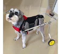 Silla de ruedas para perros para patas traseras, ayuda de movilidad ajustable para mascotas paralizadas, silla de rehabilitación de extremidades traseras, apoya a los perros a caminar y recuperarse