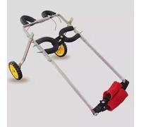 Silla de ruedas para perros pequeños, medianos y grandes, carrito de recuperación ligero para mascotas con debilidad en las patas traseras, soporte de movilidad, arnés ajustable para perro