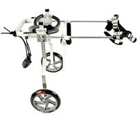 Silla de ruedas para perros, Perro grande Perro pequeño Perro mediano Carro de acero inoxidable ajustable Mascota / gato Perro Silla de ruedas Rehabilitación de patas traseras for perros discapacitado