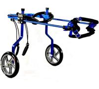 Silla de ruedas para perros, Silla de ruedas for perros, carrito for mascotas, apto for perros grandes y pequeños, gatos, cachorros, patas traseras, rehabilitación, discapacitados, discapacitados, par