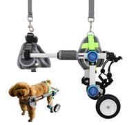 Silla De Ruedas Para Perros,Sillas Dos Ruedas,Ajustables Patas Traseras Mascotas PequeñAs,Ideal RehabilitacióN Piernas En Personas Mayores, Lesionadas,Con Artritis Con Perros,Gatos DéBiles(XS Widen,Bl