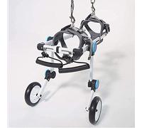 Silla de ruedas para perros y mascotas, silla de ruedas para perros, asistencia para las patas traseras, vehículo para caminar, rehabilitación, carrito para perros de 2 ruedas ()