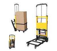 Silla de ruedas para subir escaleras con orugas Carro de escalera plegable eléctrico Silla de escalera de 120 W Elevador de escaleras Carro de escalada con orugas Carga máxima 209 kg para su