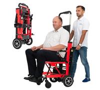 Silla De Ruedas Para Subir Escaleras Con Orugas,Salvaescaleras Para Personas Mayores,Silla Elevadora De Escaleras Plegable Y Liviana,Batería De Litio De 13 Ah,Carga 169 Kg/373 Lbs 13ah