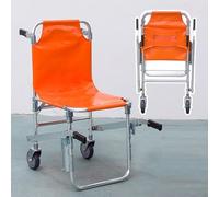 Silla de Ruedas para Subir Escaleras, silla de ruedas, silla de transporte, silla salvaescaleras de emergencia EMS de aluminio plegable, para ancianos, silla de evacuación ligera