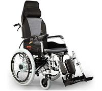 Silla de ruedas,Patinete eléctrico Recning para ancianos, plegable, de alta resistencia, con respaldo y reposabrazos plegables manuales o eléctricos