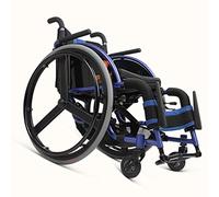 Silla De Ruedas Plegable, Aleación De Aluminio Ligera Autopropulsada con Cojín De Asiento Independiente Y Cojín Quite Rápidamente Los Neumáticos Carrito Para Discapacitados/Ancianos,portátil