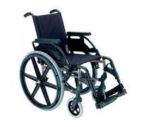 Silla de ruedas manual en acero plegable Breezy 250 asiento 49 cm