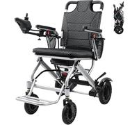 Silla de ruedas plegable con ruedas grandes, autopropulsada, freno de mano, ligera, plegable para un fácil transporte y ayuda a la movilidad