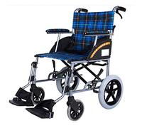 Silla de ruedas,Plegable Conducción Médica, Carretilla portátil de aleación de aluminio Inflable gratis Plegable Rueda pequeña Vespa vieja
